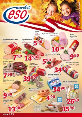 akční leták ESO MARKET 9.11.2016-20.11.2016