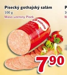 Salám Gothaj Maso uzeniny Písek
