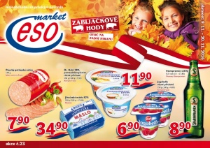 akční leták ESO MARKET 9.11.2016-20.11.2016