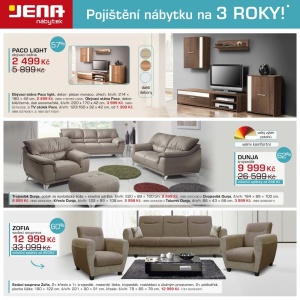 akční leták Jena nábytek 9.11.2016-22.11.2016
