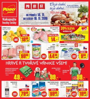 akční leták Penny Market 14.11.2016-16.11.2016