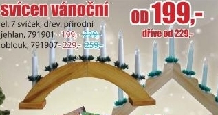 Elektrický poschoďový svícen