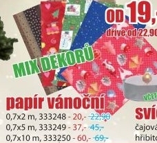 Balicí papír vánoční