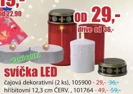 Svíčky čajové LED