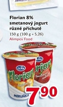Jogurt smetanové pokušení Florian Olma