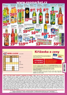 akční leták ESO MARKET 23.11.2016-4.12.2016