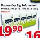 Papírové kapesníčky 3vrstvé Big Soft