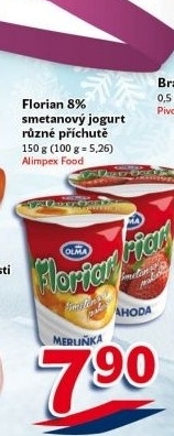 Jogurt smetanové pokušení Florian Olma