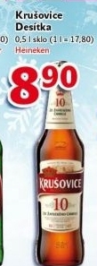 Pivo světlé výčepní 10° Krušovice