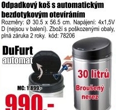 Automatický koš DuFurt