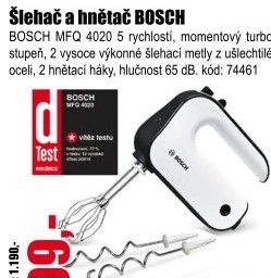 Šlehač Bosch MFQ 4020