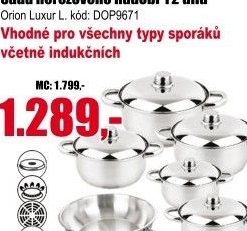 Sada nerezového nádobí