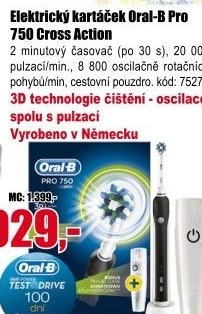 Kartáček Oral-B Pro 750 Cross Action