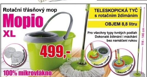 Mop set rotační Mopio