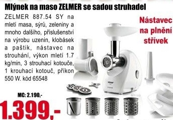 Mlýnek na maso Zelmer ZMM 1054 S