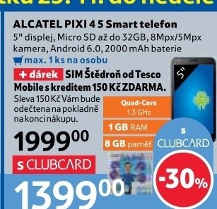 Mobilní telefon Alcatel Pixi 4,5&quot