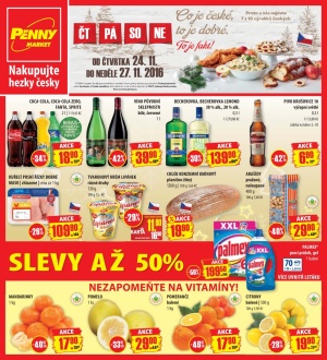 akční leták Penny Market 24.11.2016-27.11.2016