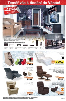 akční leták Sconto nábytek 23.11.2016-27.12.2016