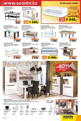 akční leták Sconto nábytek 23.11.2016-27.12.2016