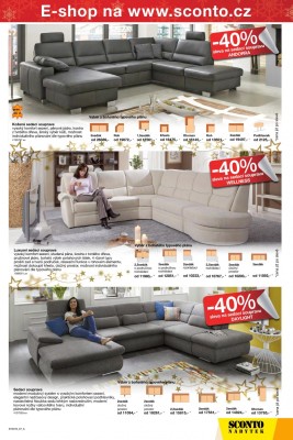 akční leták Sconto nábytek 23.11.2016-27.12.2016