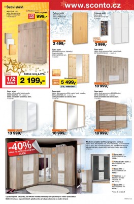 akční leták Sconto nábytek 23.11.2016-27.12.2016
