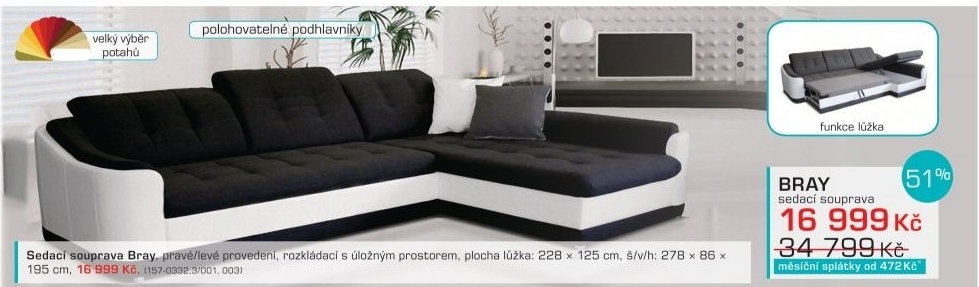 Bray - roh levý (soft 17, korpus/antara plus 2021, sedák)