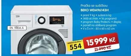 BEKO WDA 96143 H