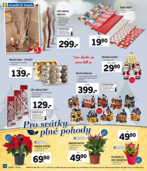 akční leták Lidl 28.11.2016-4.12.2016