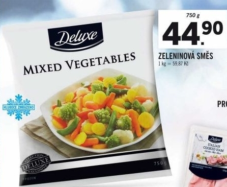 Zeleninová směs mražená Deluxe