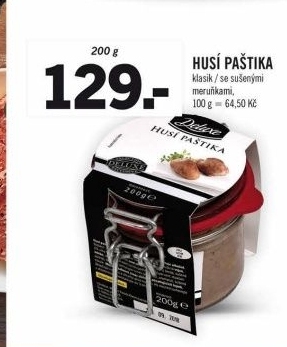 Paštika husí Deluxe