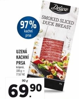 Kachní prsa uzená Deluxe