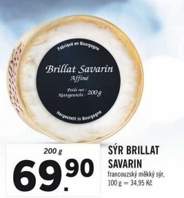 Sýr francouzský Brillant Savarin
