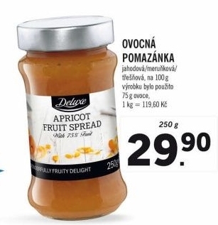 Ovocná pomazánka Deluxe