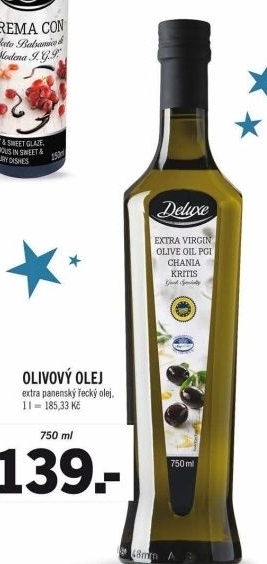Olivový olej extra panenský Deluxe