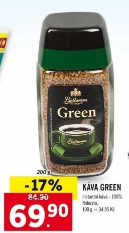 Instantní káva Bellarom Green