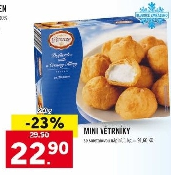 Minivětrníky mražené Firenze