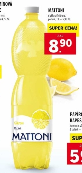 Ochucená voda Mattoni