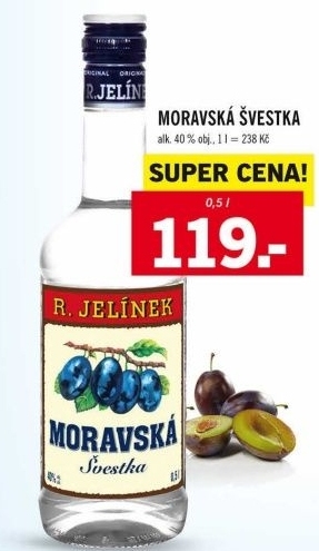 Pálenka Švestka Moravská Rudolf Jelínek