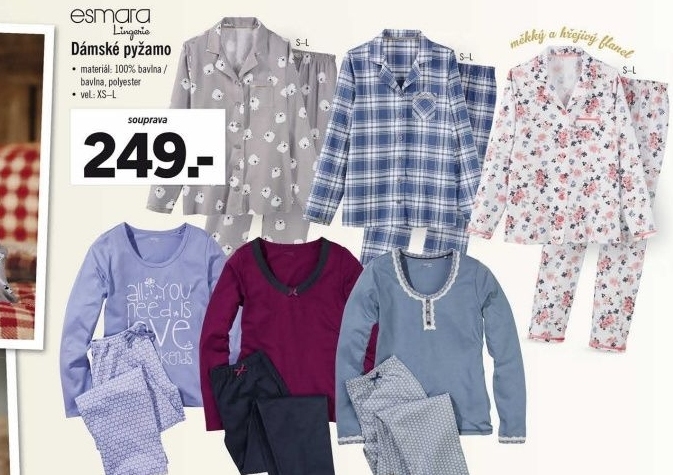 Dámské pyžamo Esmara Lingerie