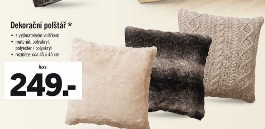 Dekorační polštář