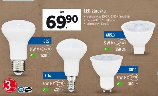 LED žárovka Livarnolux