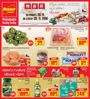 akční leták Penny Market 28.11.2016-30.11.2016