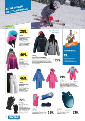 akční leták Decathlon 29.11.2016-31.12.2016