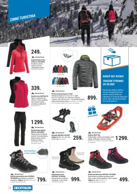 akční leták Decathlon 29.11.2016-31.12.2016