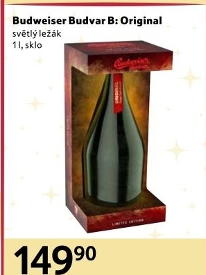 Pivo světlý ležák B: Original Budweiser Budvar