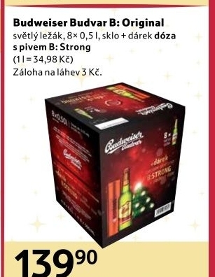 Pivo světlý ležák B: Original Budweiser Budvar