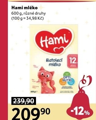 Výživa mléčná Hami