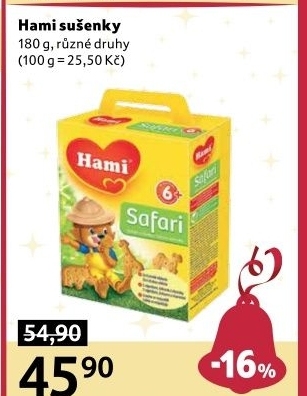 Dětské sušenky Hami