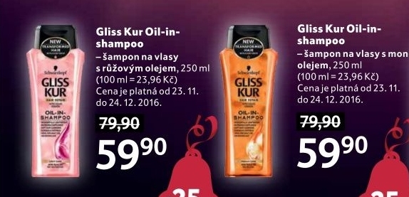 Šampon Gliss Kur Schwarzkopf