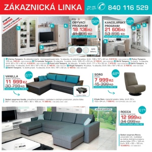 akční leták Jena nábytek 30.11.2016-6.12.2016